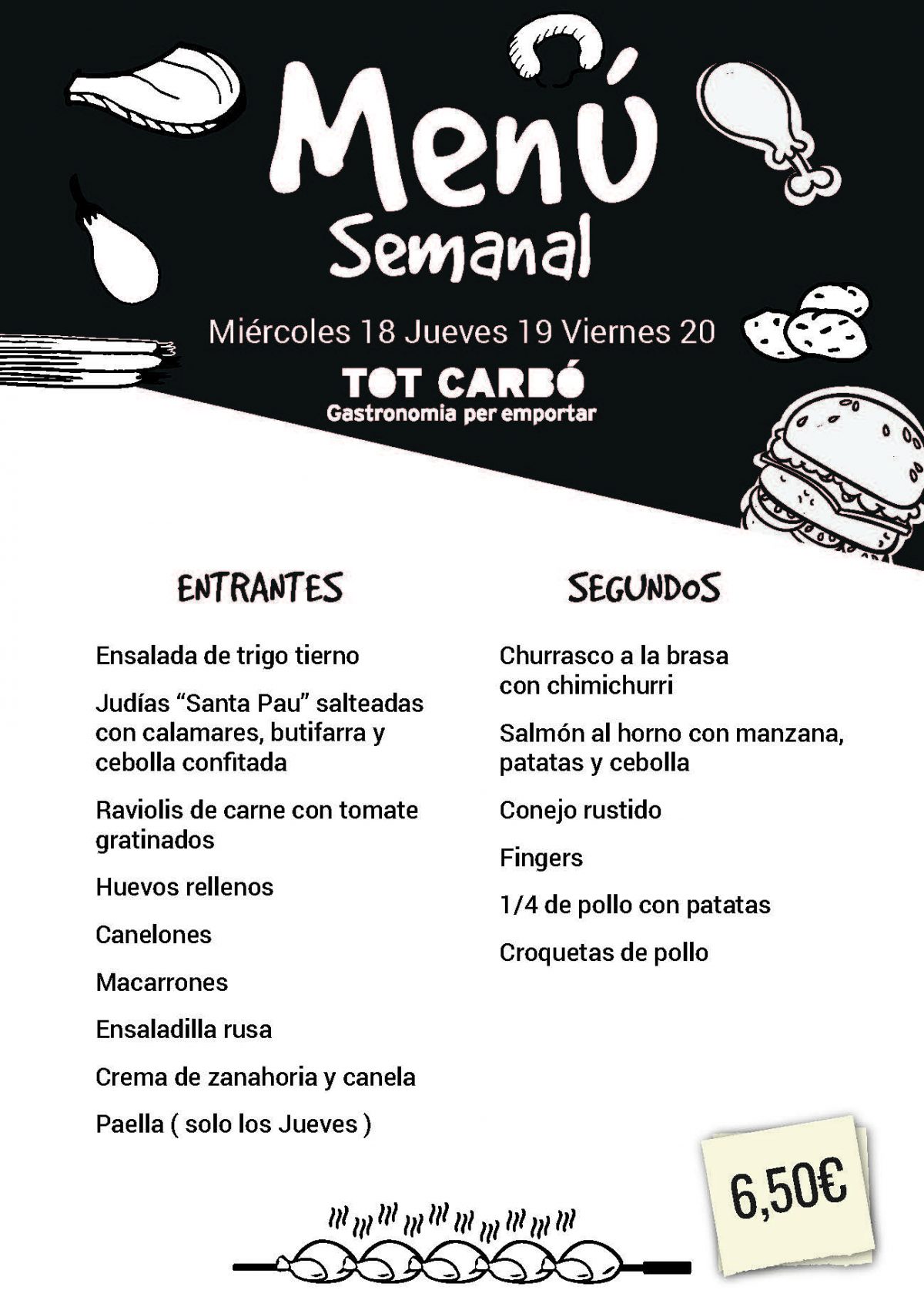 Miércoles 18 Jueves 19 Viernes 20