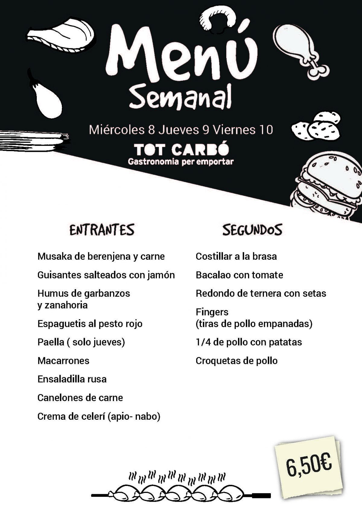 Miércoles 8 Jueves 9 Viernes 10