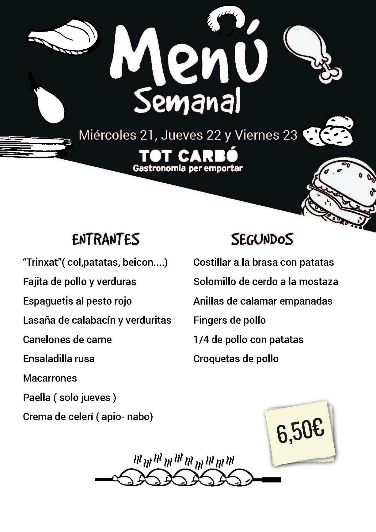 Miércoles 21 Jueves 22 y Viernes 23