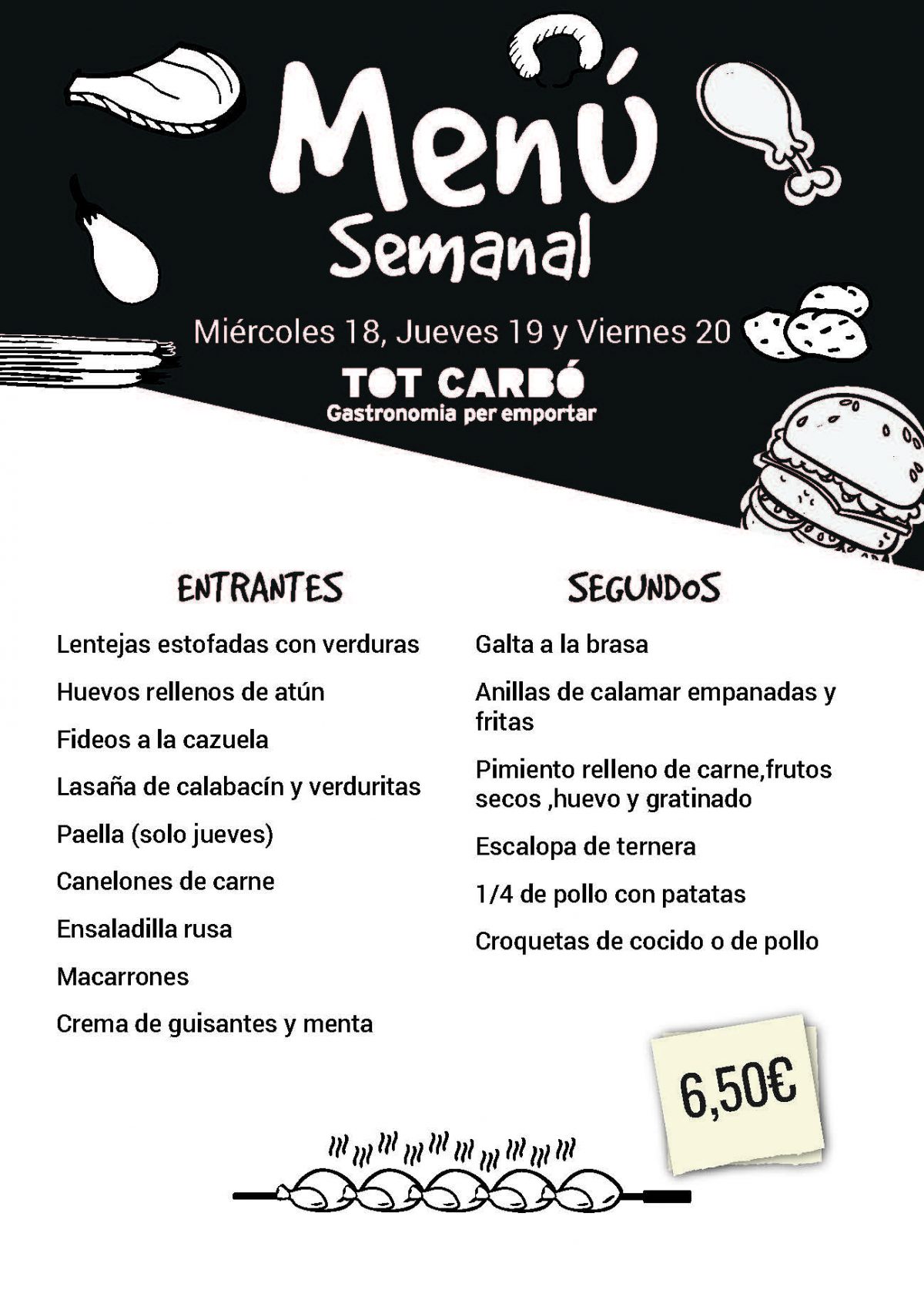 Miércoles 18, Jueves 19 y Viernes 20 de Abril