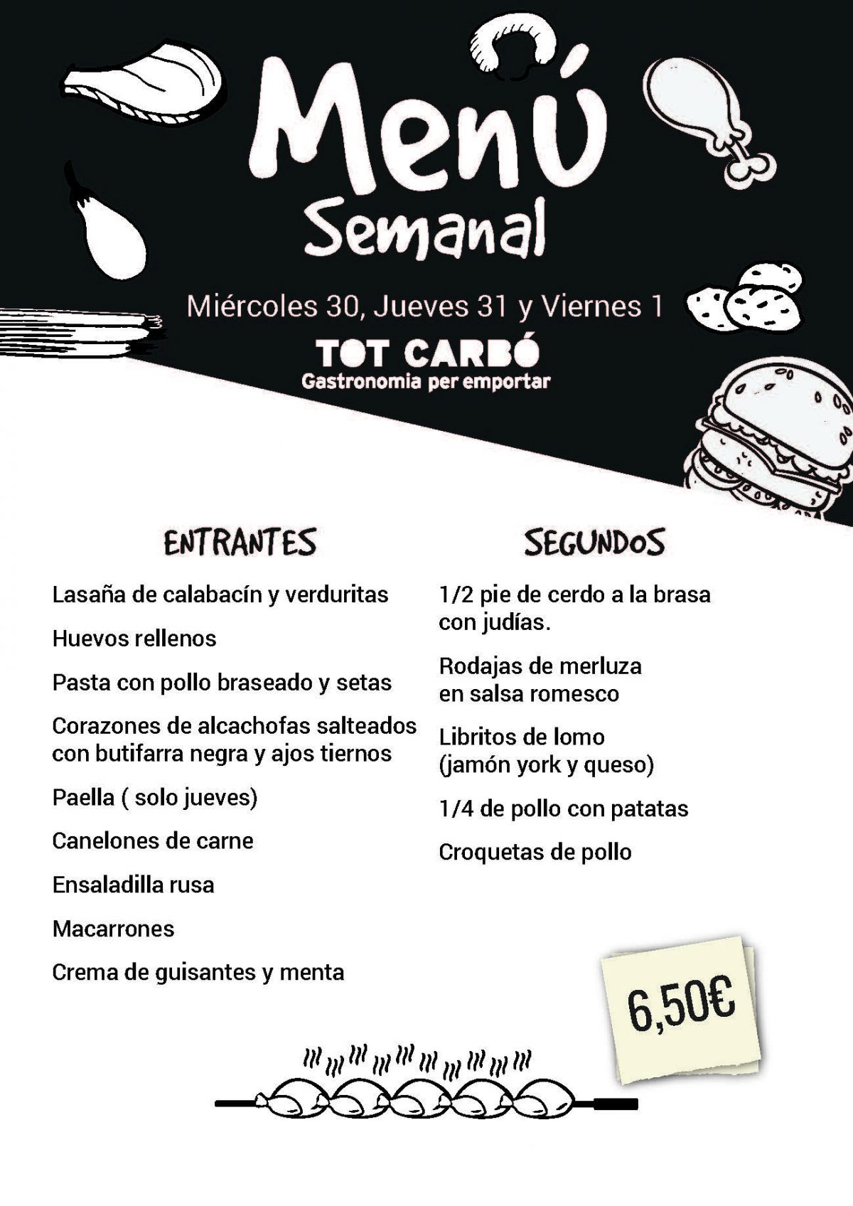 Miércoles 30, Jueves 31 y Viernes 1 de Junio