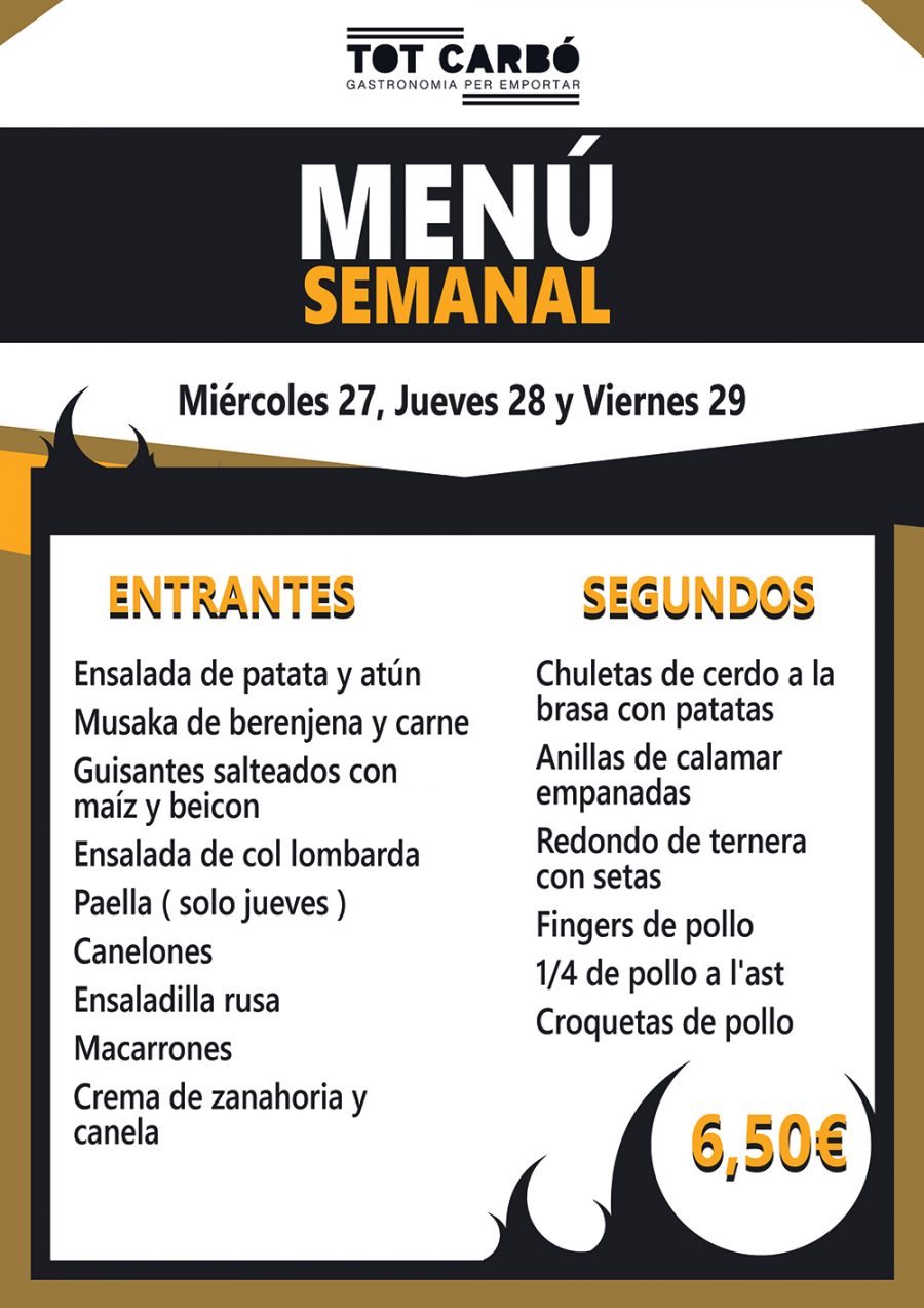 Miércoles 27, Jueves 28 y Viernes 29 de Junio