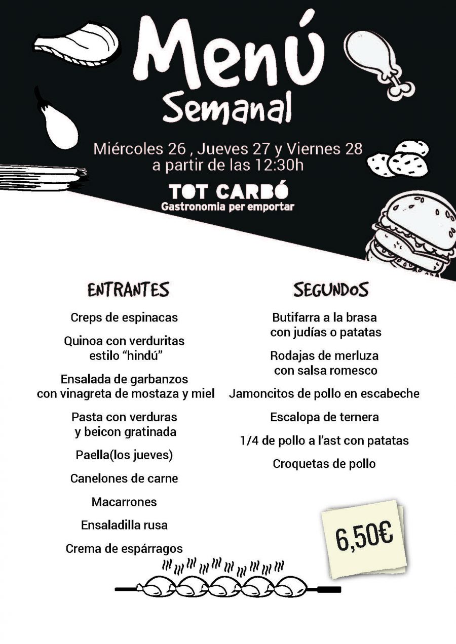 Miércoles 26, Jueves 27 y Viernes 28 de Septiembre