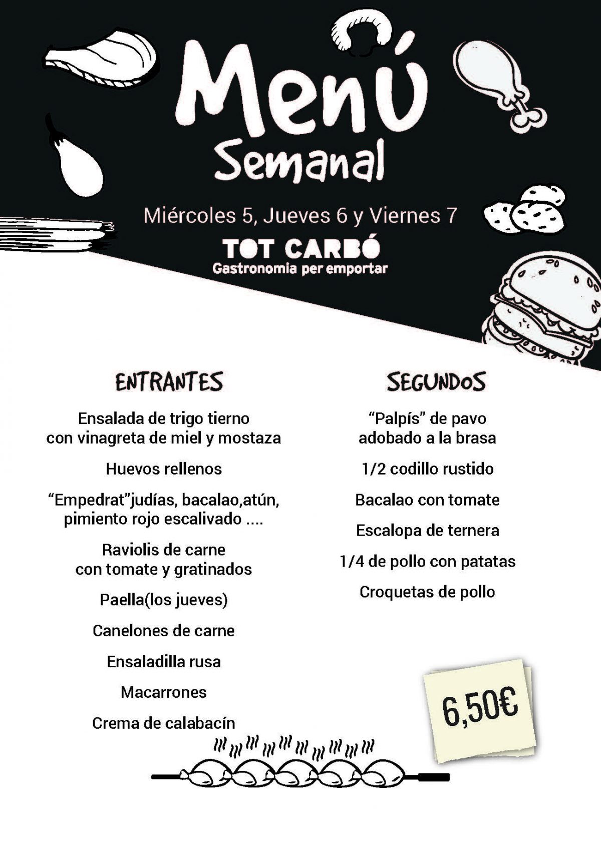 Miércoles 5, Jueves 6 y Viernes 7 de Septiembre