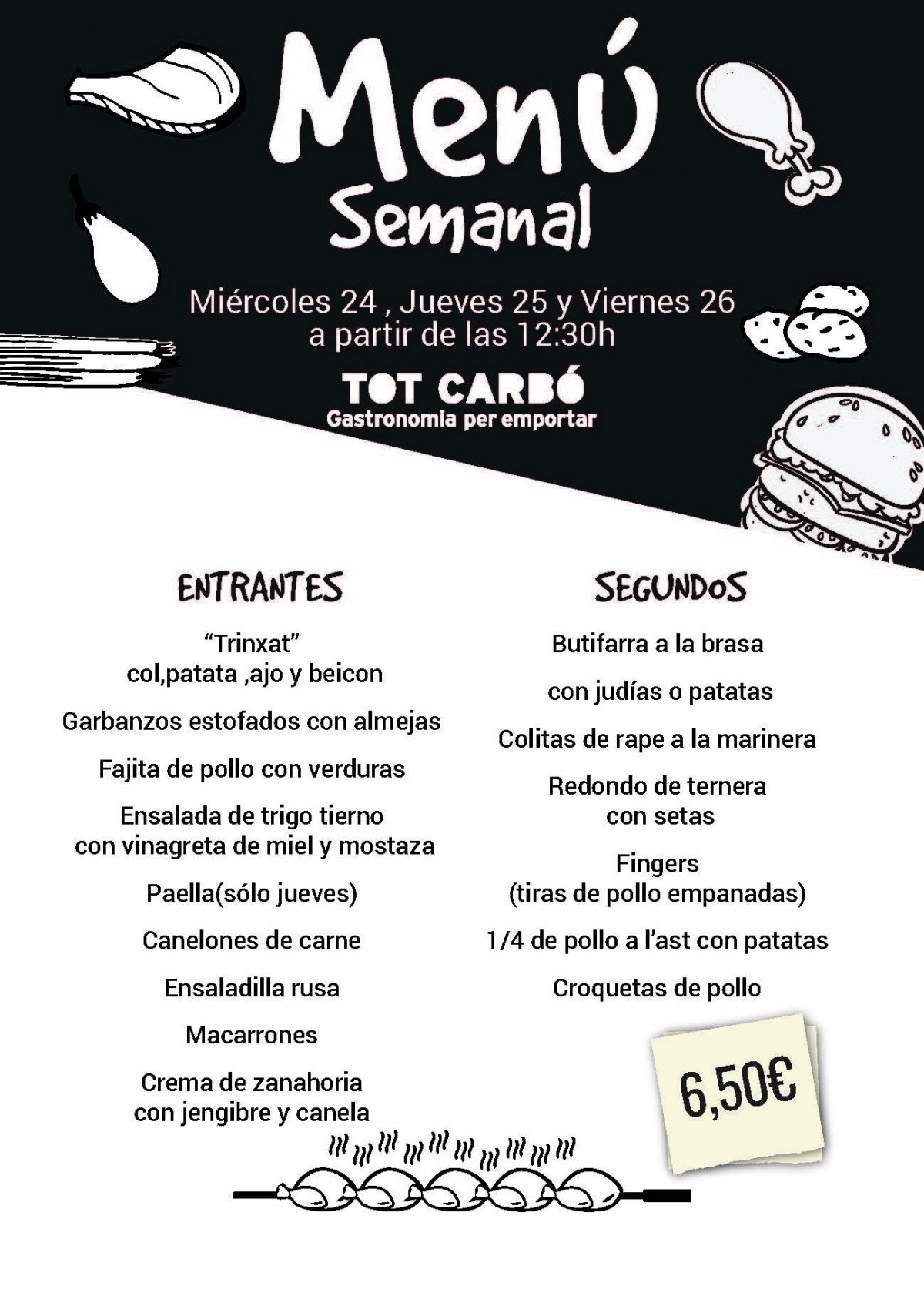 Miércoles 24, Jueves 25 y Viernes 26 de Octubre