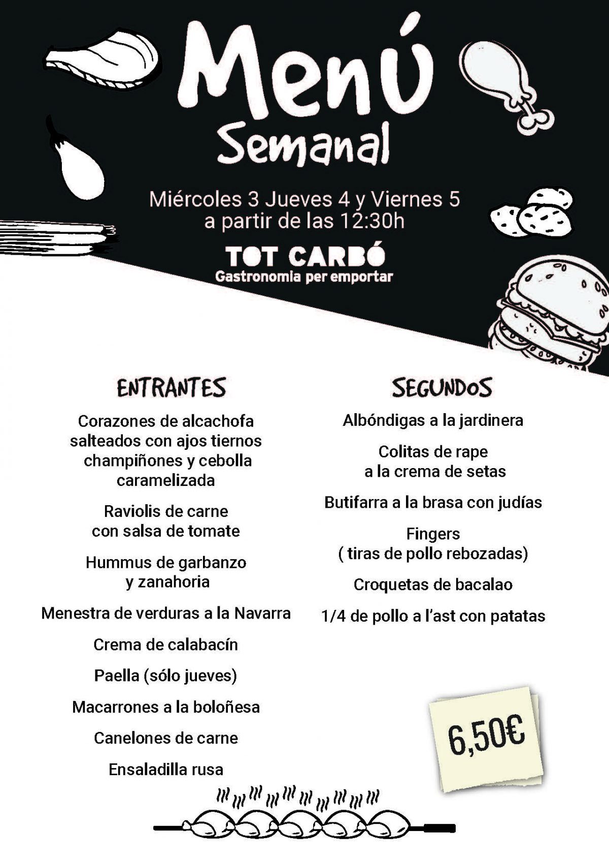 Miercoles 3 Jueves 4 y Viernes 5 de Abril