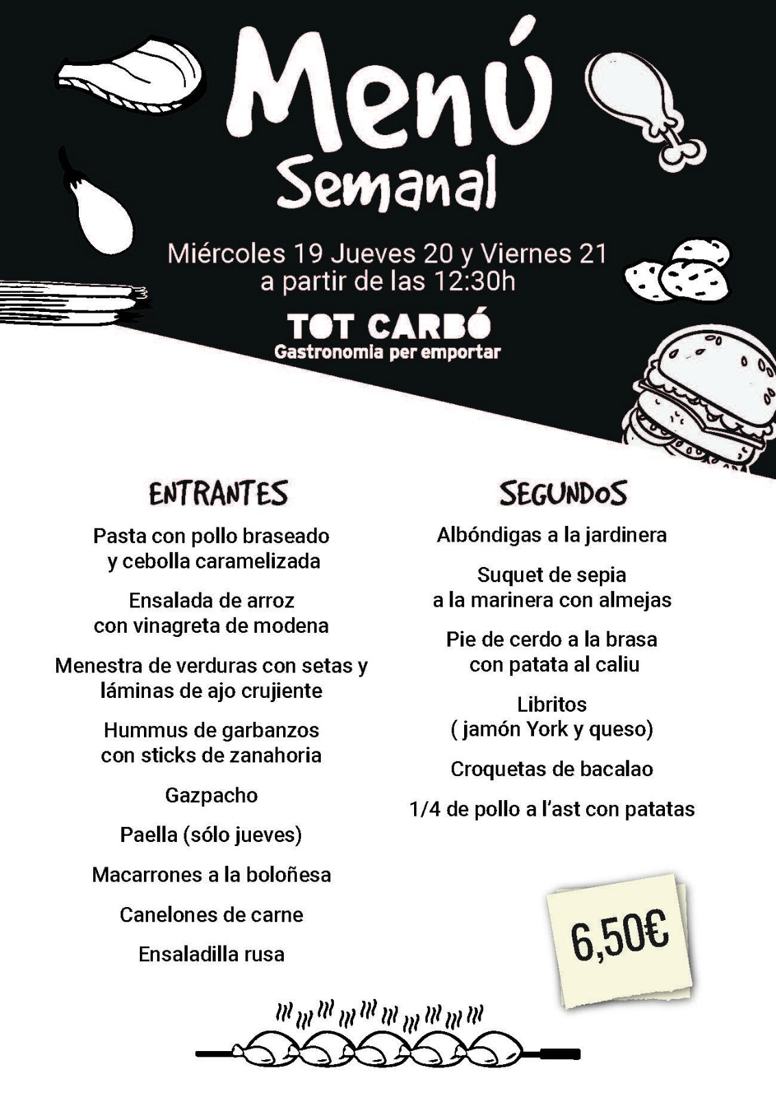Miércoles 19 Jueves 20 y Viernes 21 de Junio