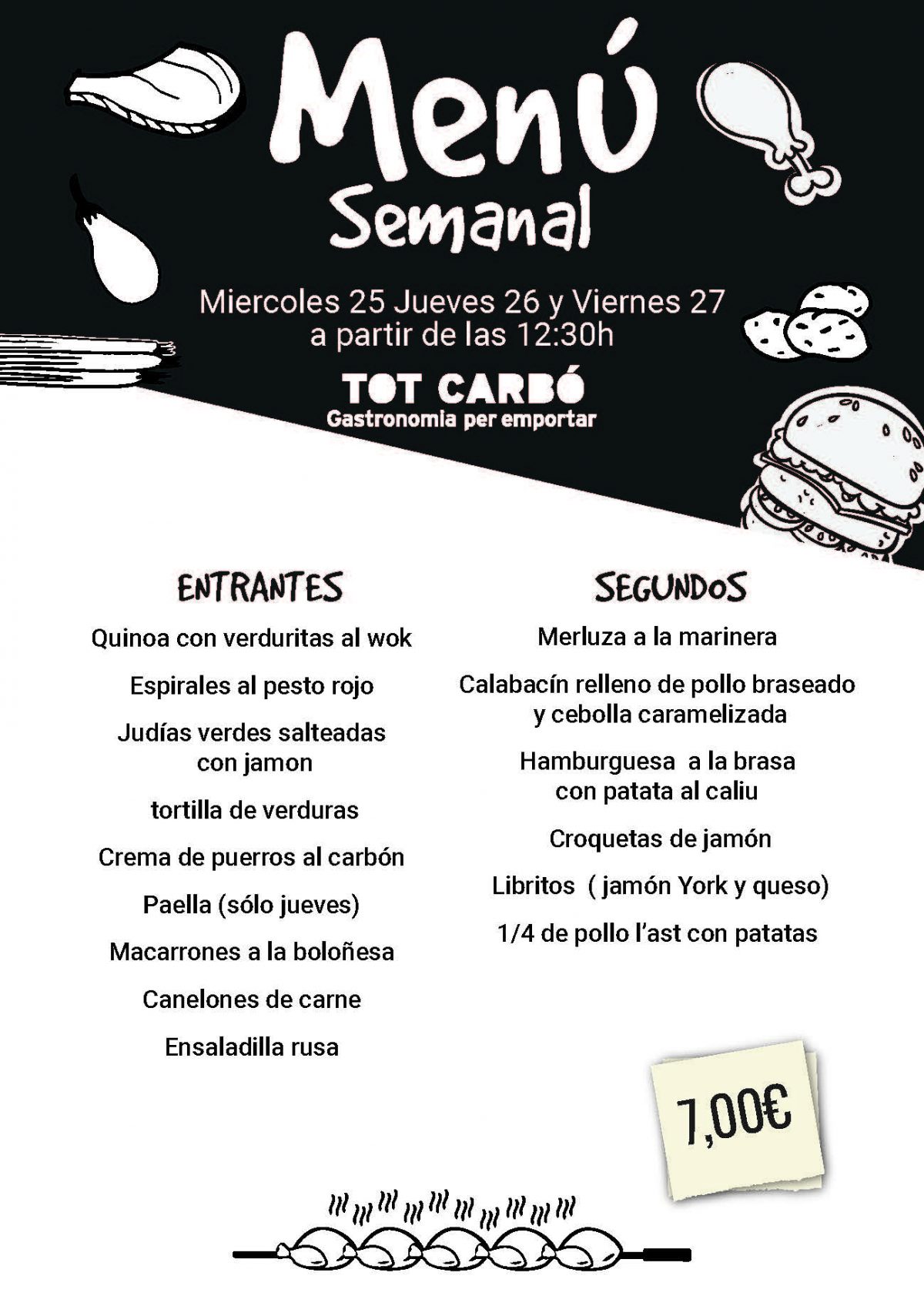 Miercoles 25 Jueves  26 y Viernes 27 de Septiembre