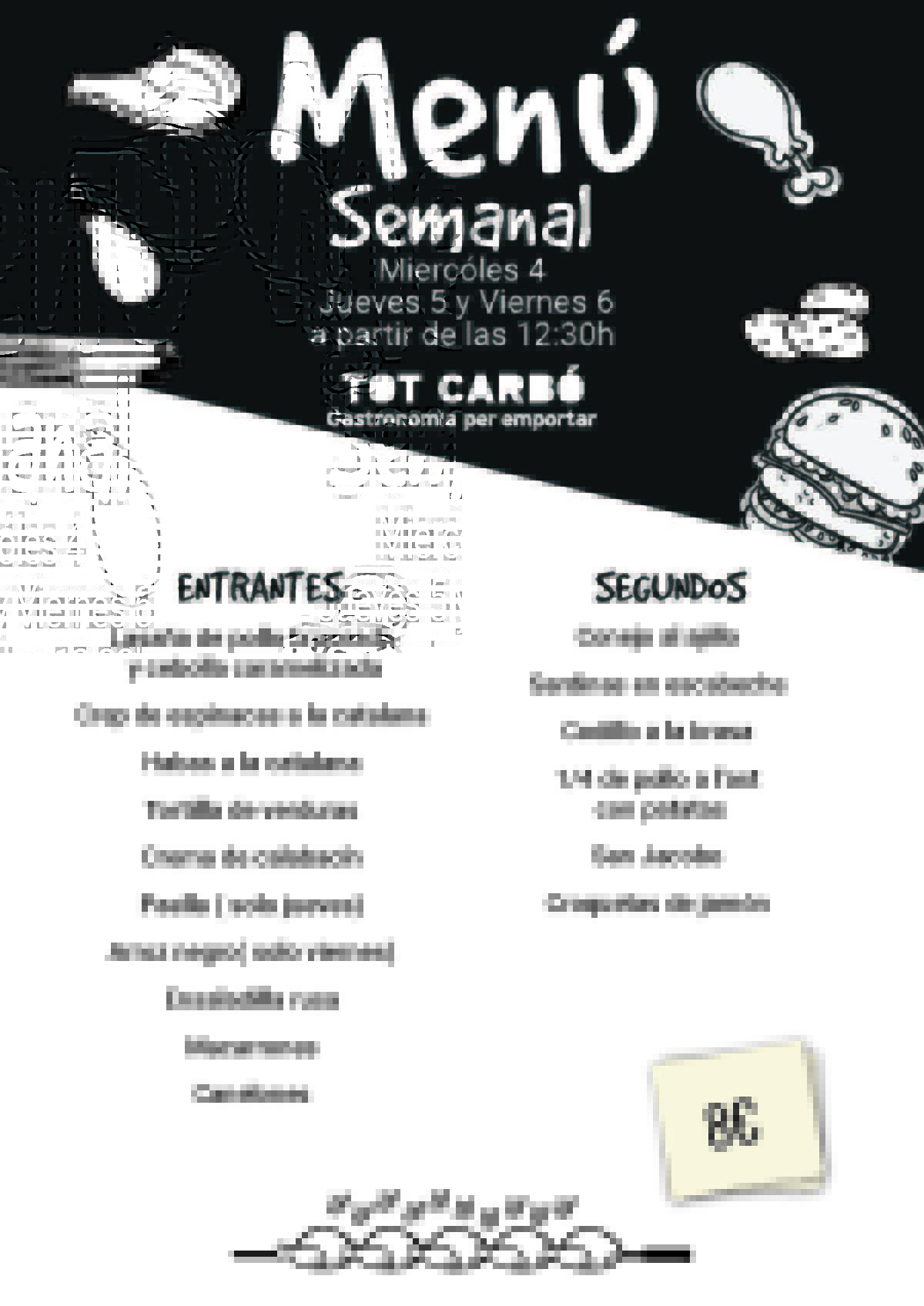 Miércoles 4 , Jueves 5 , Viernes 6 de Noviembre