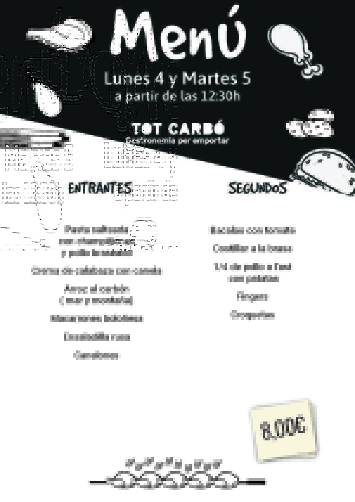 Lunes 4 y Martes 5 de Enero