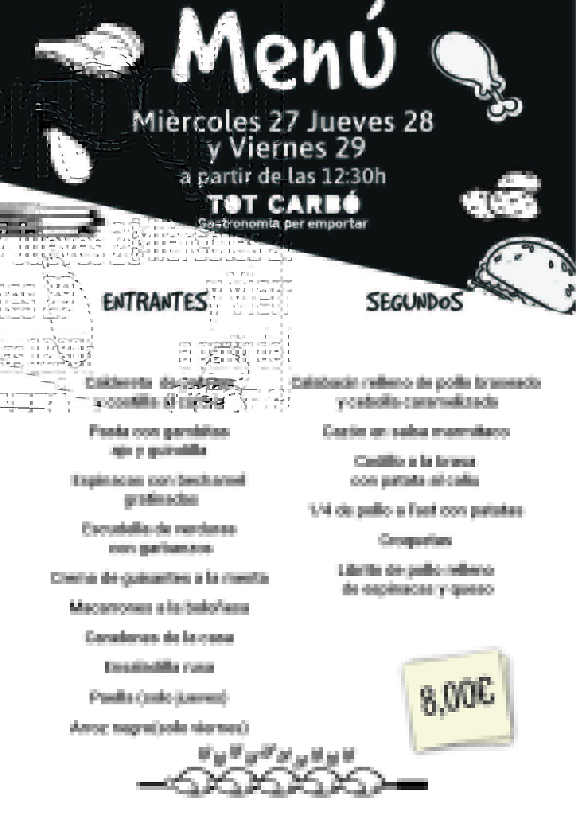 Miércoles 27,Jueves 28 y Viernes 29 de Enero